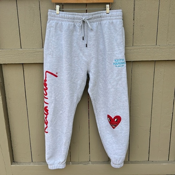 Shoe Palace x Keith Haring Abduction Pants Size XL SP X Keith Haring Sweat Pants - Picture 1 of 8